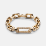 18kt gold bracelet with diamonds