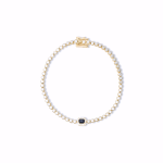 BLUE SAPPHIRE TENNIS BRACELET