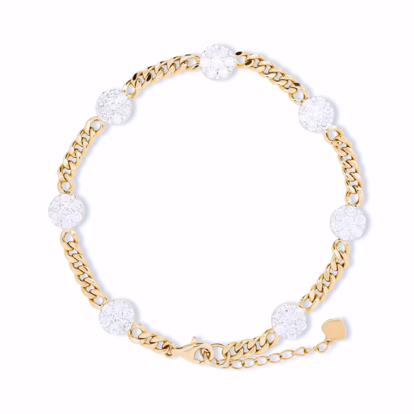 CUBAN DIAMOND CIRCLE BRACELET