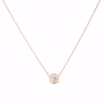 DIAMOND BEAD PENDANT NECKLACE