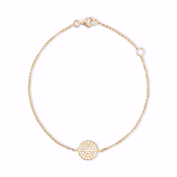 DIAMOND CIRCLE CENTER STATION BRACELET