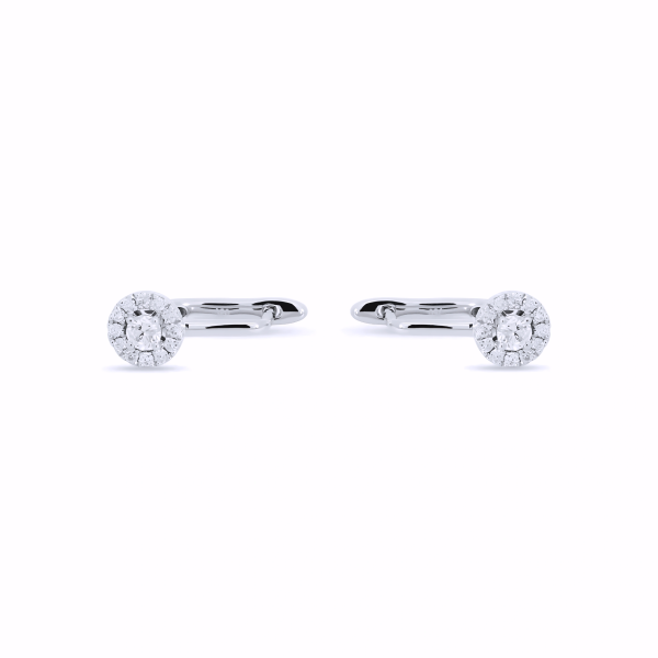 DIAMOND HUGGIE CLIP EARRINGS