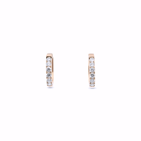 DIAMOND HUGGIE EARRINGS