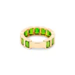 Diopside Bezel Set Ring