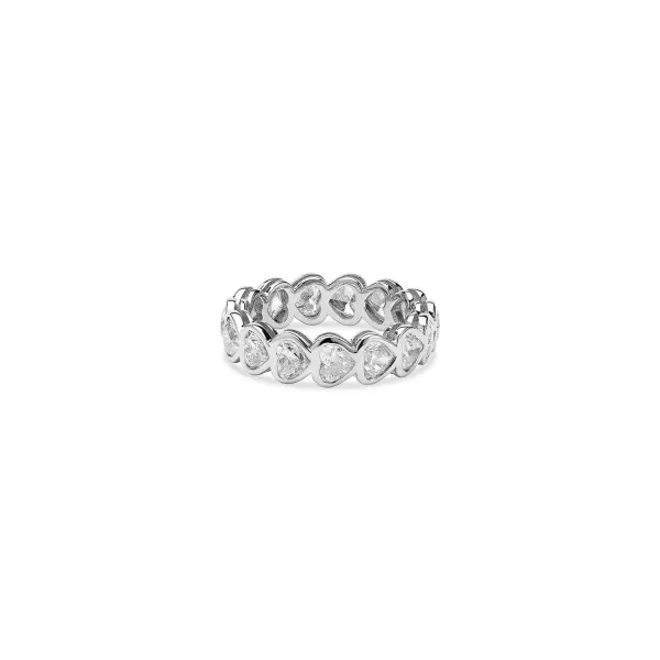 Heart Diamond Eternity Ring