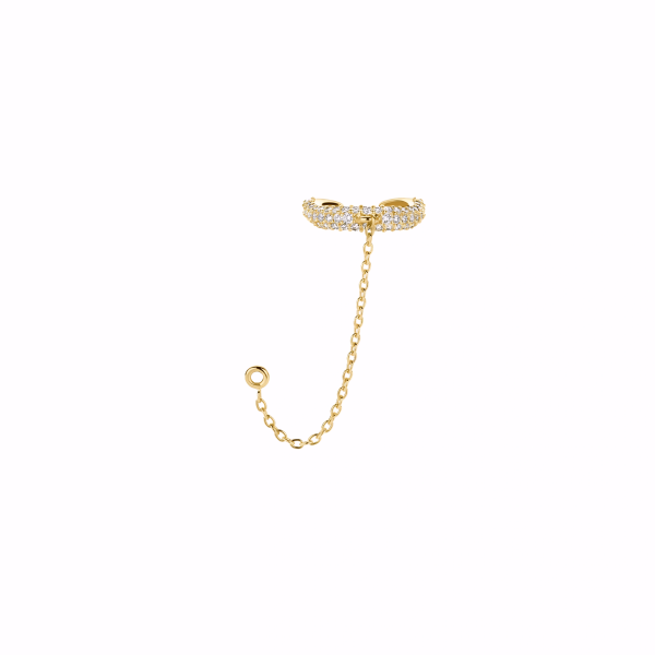 ONDA PAVÉ EAR CUFF