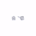 ROUND DIAMOND STUD EARRINGS