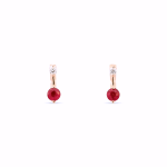 RUBY HUGGIE EARRINGS