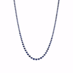 SAPPHIRE COLORED STONE NECKLACE