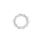 Silver Umlaut Link Ring