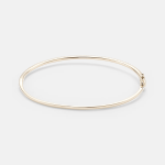 Single Row 18kt yellow gold bracelet with diamonds