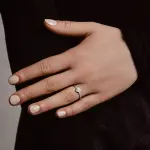 White Gold Diamond Heart Ring